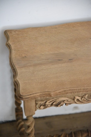 アンティーク　剥離　サイドテーブル　フレンチ　ベッドサイド