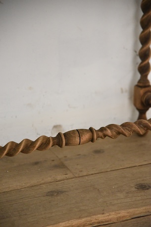 アンティーク　剥離　サイドテーブル　フレンチ　ベッドサイド