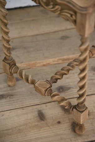 アンティーク　剥離　サイドテーブル　フレンチ　ベッドサイド