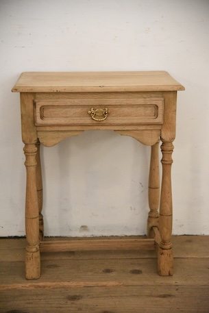 アンティーク　ドロワー　サイドテーブル　剥離　フレンチ