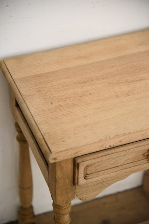 アンティーク　ドロワー　サイドテーブル　剥離　フレンチ