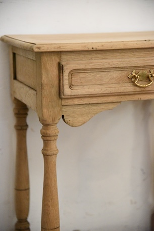 アンティーク　ドロワー　サイドテーブル　剥離　フレンチ