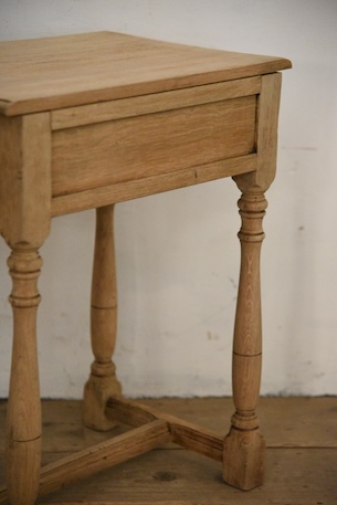 アンティーク　ドロワー　サイドテーブル　剥離　フレンチ