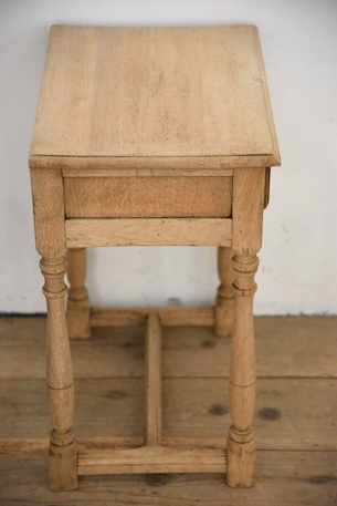 アンティーク　ドロワー　サイドテーブル　剥離　フレンチ