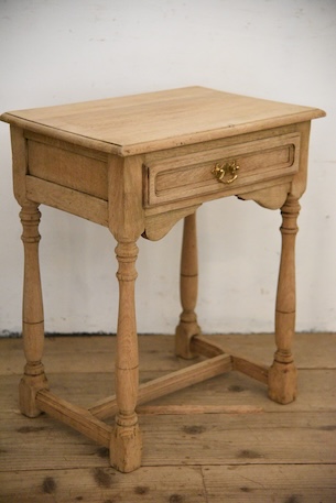 アンティーク　ドロワー　サイドテーブル　剥離　フレンチ