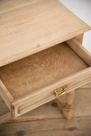 アンティーク　ドロワー　サイドテーブル　剥離　フレンチ