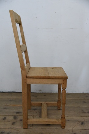 アンティーク　剥離　フレンチ　チェア　ダイニングチェア　２