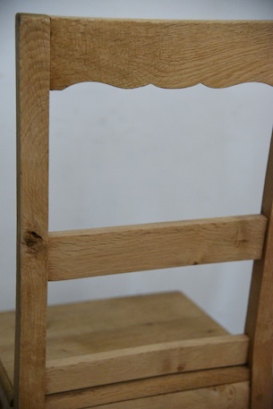 アンティーク　剥離　フレンチ　チェア　ダイニングチェア　２