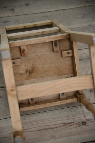 アンティーク　剥離　フレンチ　チェア　ダイニングチェア　２