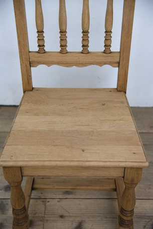 アンティーク　フレンチ　チャーチチェア　剥離　ロレーヌ　１