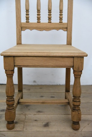 アンティーク　フレンチ　チャーチチェア　剥離　ロレーヌ　１