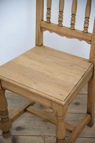 アンティーク　フレンチ　チャーチチェア　剥離　ロレーヌ　１