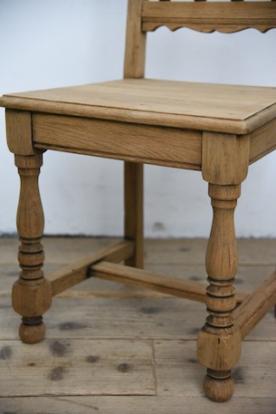 アンティーク　フレンチ　チャーチチェア　剥離　ロレーヌ　１