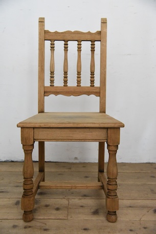 アンティーク　フレンチ　チャーチチェア　剥離　ロレーヌ　２