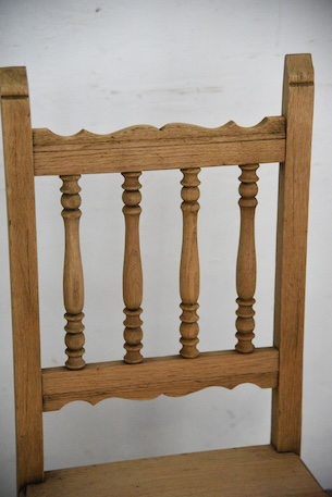 アンティーク　フレンチ　チャーチチェア　剥離　ロレーヌ　２