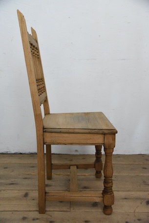 アンティーク　フレンチ　チャーチチェア　剥離　ロレーヌ　２