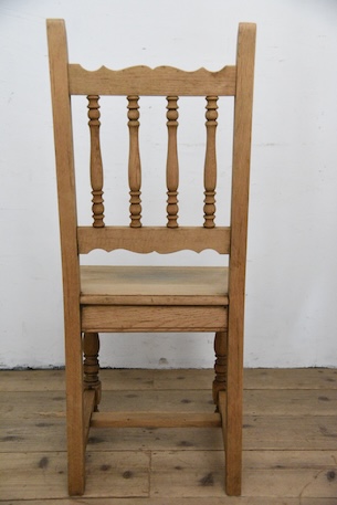 アンティーク　フレンチ　チャーチチェア　剥離　ロレーヌ　２