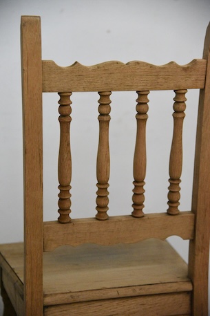 アンティーク　フレンチ　チャーチチェア　剥離　ロレーヌ　２