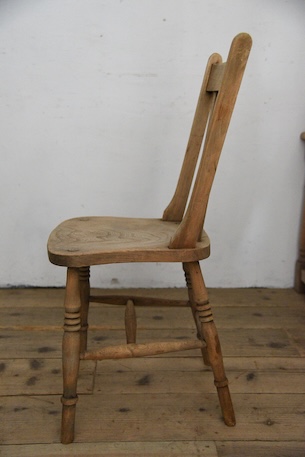 アンティーク　剥離　ウィンザーチェア　イギリス　フレンチ　ダイニングチェア　１