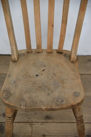 アンティーク　剥離　ウィンザーチェア　イギリス　フレンチ　ダイニングチェア　２