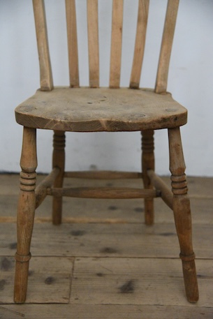 アンティーク　剥離　ウィンザーチェア　イギリス　フレンチ　ダイニングチェア　２