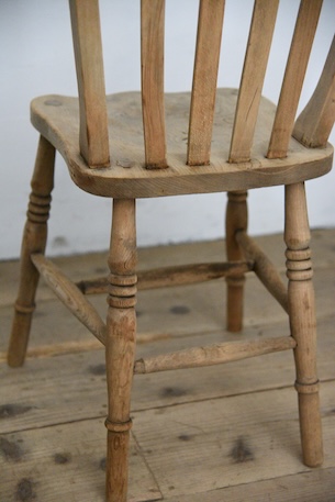 アンティーク　剥離　ウィンザーチェア　イギリス　フレンチ　ダイニングチェア　２