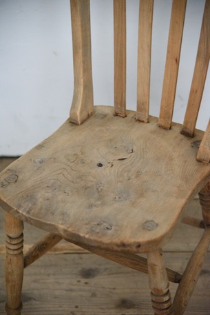 アンティーク　剥離　ウィンザーチェア　イギリス　フレンチ　ダイニングチェア　２