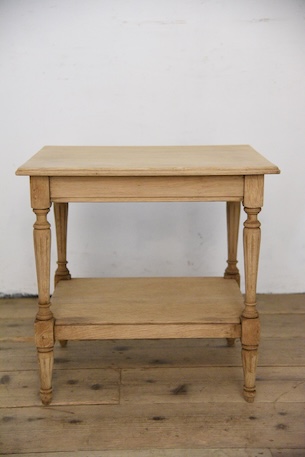 アンティーク　サイドテーブル　飾り台　フレンチ　剥離　２