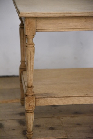 アンティーク　サイドテーブル　飾り台　フレンチ　剥離　２