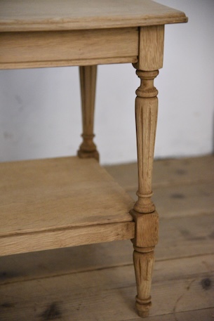 アンティーク　サイドテーブル　飾り台　フレンチ　剥離　２