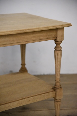 アンティーク　サイドテーブル　飾り台　フレンチ　剥離　２