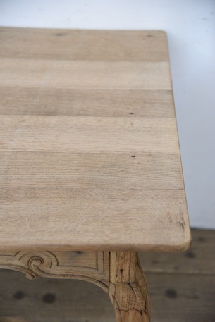 アンティーク　ダイニングテーブル　猫脚　フレンチ　剥離