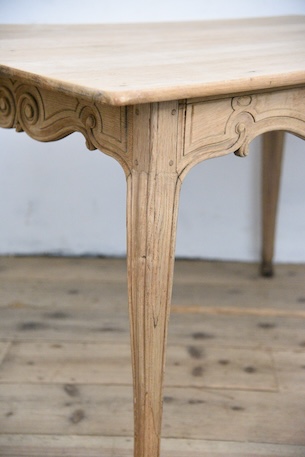 アンティーク　ダイニングテーブル　猫脚　フレンチ　剥離