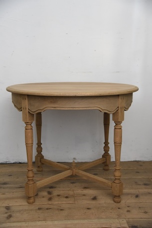 アンティーク　ラウンド　テーブル　サイドテーブル　剥離　フレンチ