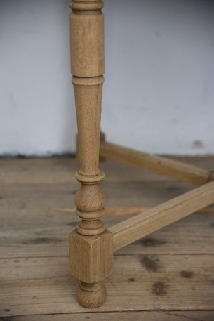 アンティーク　ラウンド　テーブル　サイドテーブル　剥離　フレンチ