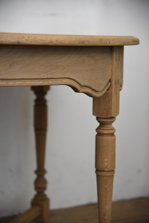 アンティーク　ラウンド　テーブル　サイドテーブル　剥離　フレンチ