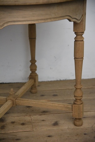 アンティーク　ラウンド　テーブル　サイドテーブル　剥離　フレンチ