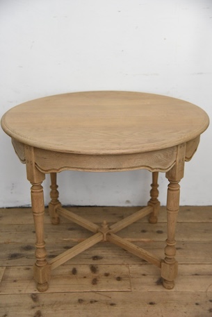 アンティーク　ラウンド　テーブル　サイドテーブル　剥離　フレンチ