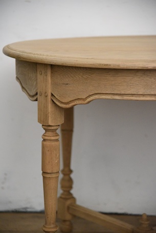 アンティーク　ラウンド　テーブル　サイドテーブル　剥離　フレンチ