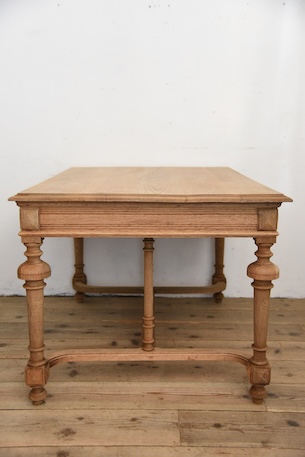 アンティーク　フレンチ　ダイニングテーブル　剥離　ディスプレイ