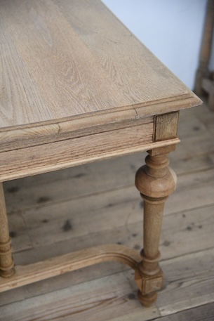 アンティーク　フレンチ　ダイニングテーブル　剥離　ディスプレイ