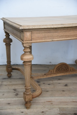 アンティーク　フレンチ　ダイニングテーブル　剥離　ディスプレイ