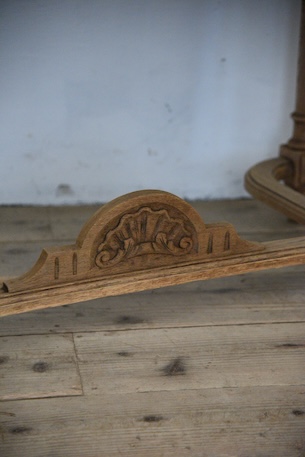 アンティーク　フレンチ　ダイニングテーブル　剥離　ディスプレイ