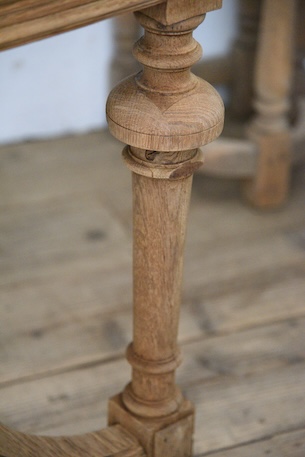 アンティーク　フレンチ　ダイニングテーブル　剥離　ディスプレイ