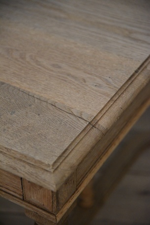 アンティーク　フレンチ　ダイニングテーブル　剥離　ディスプレイ