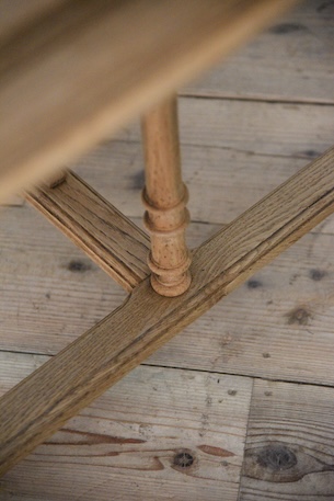 アンティーク　フレンチ　ダイニングテーブル　剥離　ディスプレイ