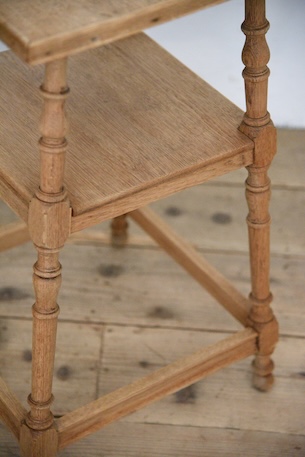 アンティーク　サイドテーブル　剥離　飾り台　ディスプレイ台　フレンチ