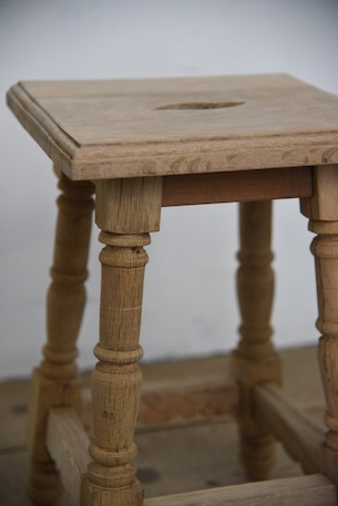 アンティーク　スツール　剥離　フレンチ　サイドテーブル　花台