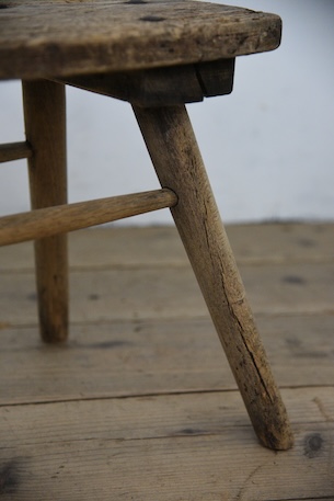 アンティーク　スツール　フレンチ　花台　オールド　腰掛け