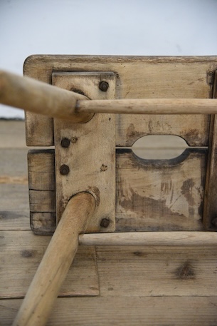 アンティーク　スツール　フレンチ　花台　オールド　腰掛け